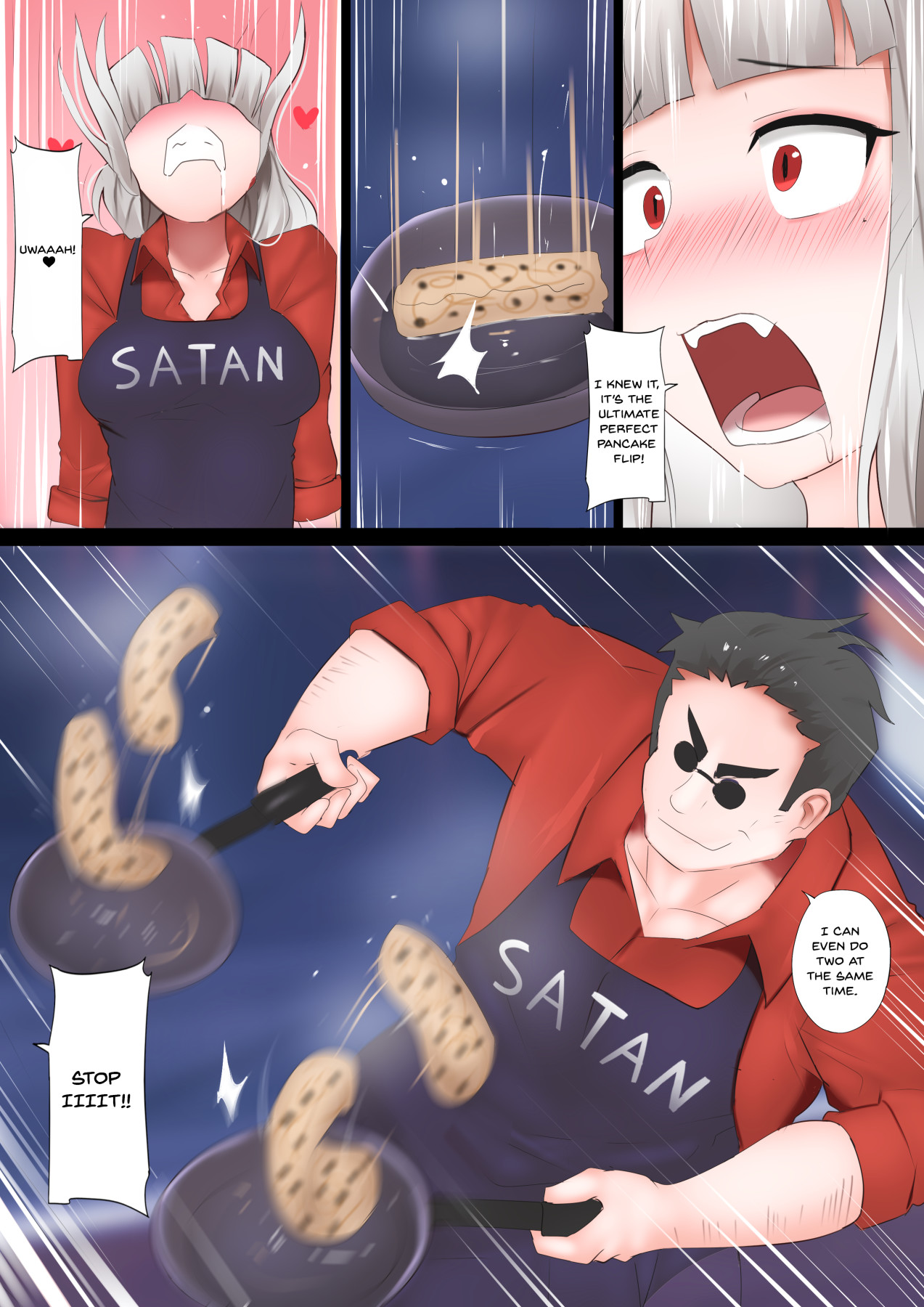 Hentai Manga Comic-Pancakes Challenge-Read-4